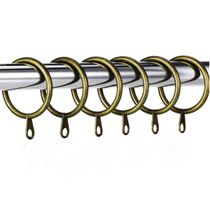 <b>Curtain</b> <b>Rings</b> Metal Round 3.5mm Wire 25mm Inner Diameter For Suspension <b>Curtains</b> Eco Friendly - Product Image 2