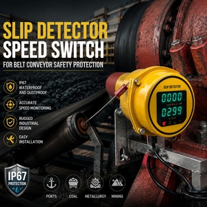 TEAM WORK XLDH-<span class=keywords><strong>F</strong></span>-III Interrupteur de vitesse nulle industriel intelligent en alliage d'aluminium certifié IP67 CE pour convoyeur AC220V 50/60Hz DC30V 3A - Product Image 2