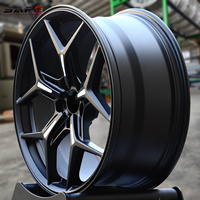 Rines Deportivos de Aleación Forjada en Negro Mate con Diseño de Estrella en Y y Franja Mecanizada de 19, 20, 21 y 22 Pulgadas 5x112 para BMW M2 Coupé
