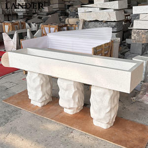 Lander Stone Terrazzo Marbre Évier Lavabo <span class=keywords><strong>Salle</strong></span> <span class=keywords><strong>de</strong></span> <span class=keywords><strong>bain</strong></span> dans l'hôtel Toilette Évier en pierre artificielle - Product Image 2