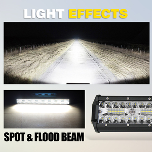 Nhà Máy Bán Buôn 8D 120 Wát Offroad 4X4 Xe Tải Xe Led Công Việc Nhẹ 12 Volt 2 Rows Led Thanh Ánh Sáng - Product Image 4