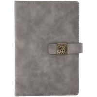 Carnet A5 en cuir PU de haute qualité avec reliure cousue, personnalisable pour promotion professionnelle, avec logo imprimé