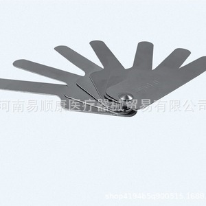 เครื่องมือวัดระยะห่างระหว่างฟันสแตนเลส เครื่องมือทันตกรรมสำหรับการดูแลช่องปากสำหรับผู้ใหญ่ - Product Image 1