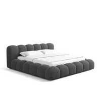 Lit Queen de Luxe, Mobilier de Chambre à Coucher Italien de Luxe, Derniers Designs, Cadre de Lit King Size, Lits Modernes Rembourrés