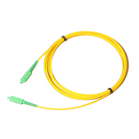 SC/APC-SC/APC blanc g657a2 Monomode 3m Simplex LSZH sfp cordon de raccordement en fibre optique