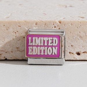 สร้อยข้อมือสแตนเลสสตีลสไตล์อิตาลีประดับจี้คำภาษาอิตาลีสุดเก๋ - Product Image 3