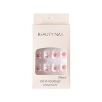 Ongles pressés Pure Desire, brillants, longs et courts, réutilisables, amovibles, faux ongles, couverture complète, faux ongles pour femmes, cadeau