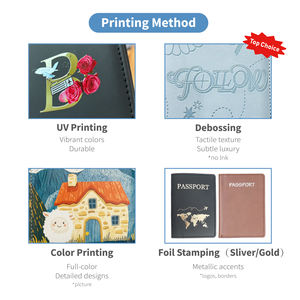 Pu Leer Paspoort <span class=keywords><strong>Cover</strong></span> Voor Kaarten Reizen Paspoorthouder <span class=keywords><strong>Document</strong></span> Organizer Case Voor Familie - Product Image 2