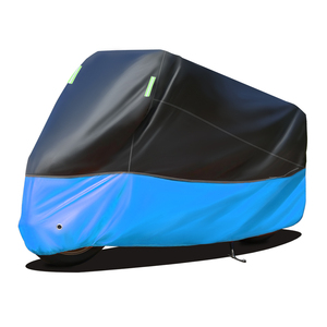 Meilleure vente de couverture de vélo électrique en tissu 190T enduit d'argent imperméable en gros de housses de moto les plus vendues transfrontalières - Product Image 1