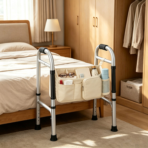 Universal <b>Walker</b> Storage Bag Organizer with Multi Pockets for Seniors <b>Elderly</b> Injured People <b>Walker</b> Storage Bag Organizer - Product Image 4