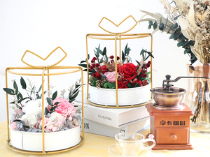 Decoración de lujo para el hogar flor Rosa conservada regalo de novedad hecho a mano para graduación estatuilla de Navidad juguete para el Día de San Valentín - Product Image 5