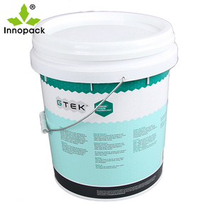 Seau en plastique blanc imprimé de 15 litres avec poignée métallique et couvercle sécurisé pour <span class=keywords><strong>peinture</strong></span>, revêtement et produits chimiques - Product Image 6