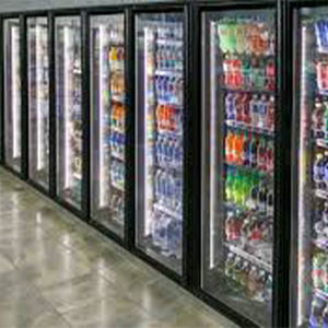 Супермаркет стеклянная дверь дисплей прогулка в прохладительные напитки и пиво холодная комната - Product Image 4