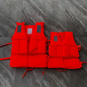Gilet de sauvetage JF-028 50N en mousse flottante, tailles adulte et enfant, couleur rouge, pour rafting et pêche - Product Image 4