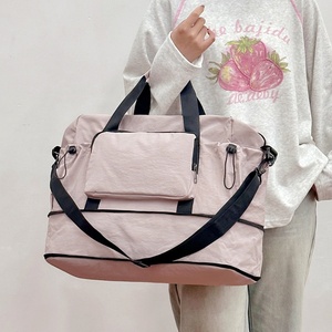 Bolsa de Gimnasio Impermeable de Nailon con Separación para Seco/Húmedo, Expandible, para Deportes y Viajes, Capacidad de 36-55L, de Poliéster, Reduce la Carga, Unisex - Product Image 1