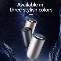 SCENTA Diffuseur de Parfum de Luxe Sans Fil pour Voiture, Purificateur d'Air Portable Automatique avec Lumière Ambiante, Vente en Gros OEM