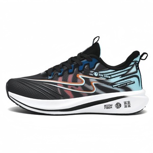 Chaussures de sport de luxe pour <span class=keywords><strong>homme</strong></span>, personnalisées avec logo de marque de créateur, en maille avec plaque en carbone, pour la marche et la course - Product Image 1