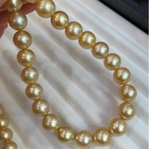 Collier en perles naturelles grises au design polyvalent, 9-8 mm rond, micro défauts, incrustation de précision, boucle en forme de nœud, chaîne de pull - Product Image 4