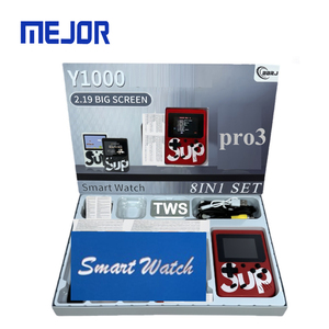 Bảng điều khiển trò chơi 4 trẻ em đồng hồ không dây y1000 hộp chơi game cộng với Bộ Quà Tặng tai nghe 7 trong 1 trò chơi đồng hồ thông minh - Product Image 2