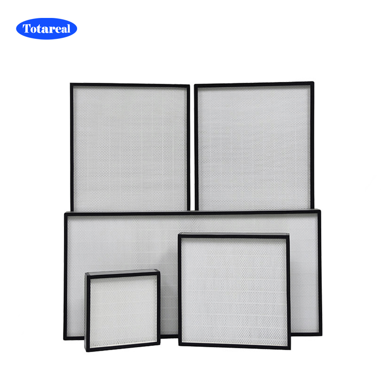 Unit Filter kipas FFU kualitas bagus 1170x 570x7 0/80 Filter udara HEPA14 berlipat