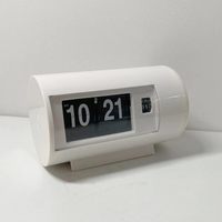 Horloge de table électronique intelligente à affichage à bascule rétro, avec fonction de réveil et jeu DIY, design 'Lazy'