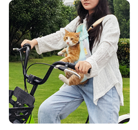 Sac de transport portable mains libres pour animaux de compagnie, sacoche respirante pour chats et petits chiens, idéal pour les voyages en extérieur (vente en gros)