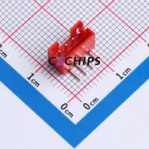 XY-PH2.0-4A21-R Wire-to-Board Pin Header Bent Lead Through Hole,P=2mm Connector 1x4P 2mm Right Angle Insert PH - Product Image 1