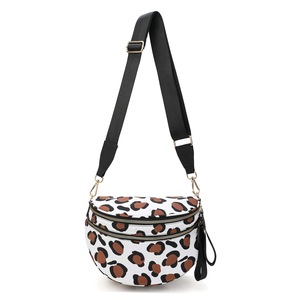 Sac bandoulière à carreaux pour femmes, sacs banane en nylon à carreaux avec grande capacité, sac de taille avec 4 poches, sac banane - Product Image 5