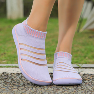 Zapatos de Agua Fly Knit Sin Cordones, Punta Cerrada, Secado Rápido, Forro de Malla, Suela de Goma, Uso en Exteriores de Verano - Product Image 2