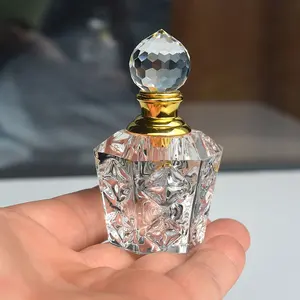 Luxury Design Wedding Anniversary Gift Empty Mini Crystal Perfume Oil Bottle Empty Essential Oil Bottles