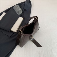 Vintage Casual Damen Frühling Sommer Reißverschluss Einzel-Schulterriemen Unterarm-Tasche Modisch Beliebt
