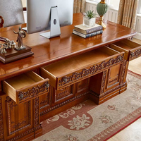Bibliothèque, armoire, table d'étude, bureau, bureau à domicile, villa, meuble en bois sculpté à la main, traditionnel, antique, personnalisable, modulaire