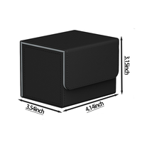 Boîte de rangement pour cartes à collectionner, boîte de jeu TCG personnalisée en gros, boîte de jeu TCG sportive en cuir PU personnalisée en gros pour usage domestique