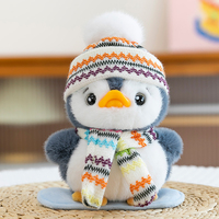Porte-clés en peluche pingouin, divers styles, logo personnalisé, ODM, OEM, vente en gros, porte-clés commémoratifs pour événements, cadeau d'anniversaire