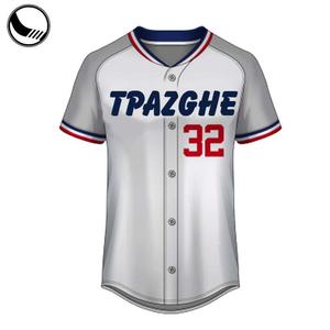 Camiseta de Béisbol Personalizada BETHERIVAL con Rayas Finas Lisas al por Mayor - Product Image 1