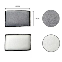 Éponge de nettoyage de voiture en microfibre avec applicateur de nettoyage intérieur et poils en nylon
