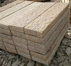 Đá Lát Hoa Cương Bề Mặt Dứa Đá Lát Hoa Cương Màu Vàng Gỉ <span class=keywords><strong>G682</strong></span> Đá Lát Hoàn Thiện Hình Quả Dứa - Product Image 3