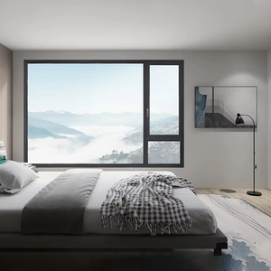 Fenêtre battante avec moustiquaire magnétique en acier inoxydable, design moderne pour appartement <span class=keywords><strong>et</strong></span> chambre, <span class=keywords><strong>rideau</strong></span> à persiennes pour <span class=keywords><strong>porte</strong></span> vitrée - Product Image 3