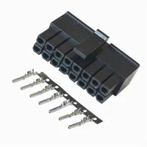 Micro-Fit (3,0) 2-24 Carcasa de receptáculo de circuito 16POS 3,00 MM 0.118 "Molex 0430251600 3,0 Conector de alimentación del Sistema de Interconexión