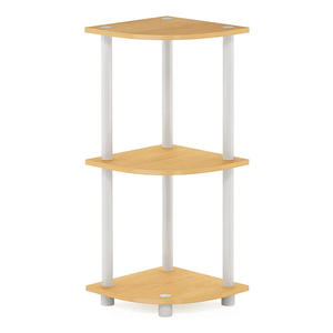 Wholesale Simple Stylish Multiple Color <strong>Corner</strong> <strong>Units</strong> <strong>Living</strong> <strong>Room</strong> Furniture Mini PVC Pipe and Wood 5 Layers <strong>Corners</strong> Cabinet - Product Image 2