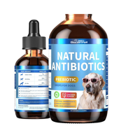 Antibiotiques liquides pour animaux de compagnie, soins aux antibiotiques naturels pour chiens et chats, soulagement des allergies et des démangeaisons, soutien immunitaire, haute teneur en protéines
