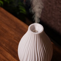Diffuseur d'huiles essentielles en résine artisanale USB avec veilleuse intégrée, aromathérapie décorative pour chambre et bureau