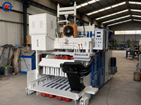 Machine mobile de fabrication de blocs de béton creux WT18-15 avec moules personnalisés