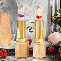 Baume à lèvres et rouge à lèvres hydratant et protecteur, effet gelée chimique, changeant de couleur, rose, 30g