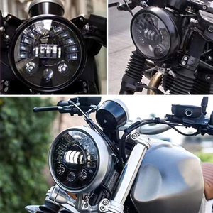 7 inch ronde LED koplamp <span class=keywords><strong>H4</strong></span> Faros <span class=keywords><strong>Angel</strong></span> <span class=keywords><strong>Eye</strong></span> Halo mistlamp voor Jeep Wrangler universeel 12V 45W - Product Image 3