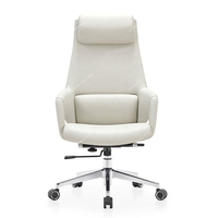 Chaise de bureau pivotante de luxe SPARKLE avec cadre en aluminium moderne, hauteur réglable, style élégant, couleur personnalisable pour mobilier de bureau