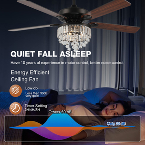 Antiguo Hotel de lujo Crystal Chandelier Fancy <span class=keywords><strong>Ventilador</strong></span> de luz de techo con diseño personalizado - Product Image 5