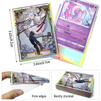 Protège-cartes holographiques Yugioh TCG Yu Gi Oh avec logo personnalisé, protège-cartes de jeu de société éducatif portable, fabriqué en plastique PP durable