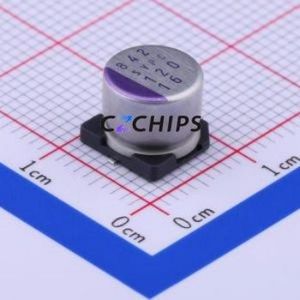16SVPC120M Solid Capacitor SMD,D8xL6.9mm ( Capacitance: 120uF )( Precision: 20% Rated Voltage: 16V ) - Product Image 1