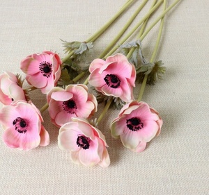 Fcp1307 <span class=keywords><strong>anemone</strong></span> flores artificiais, toque real, de alta qualidade, para casamento - Product Image 6